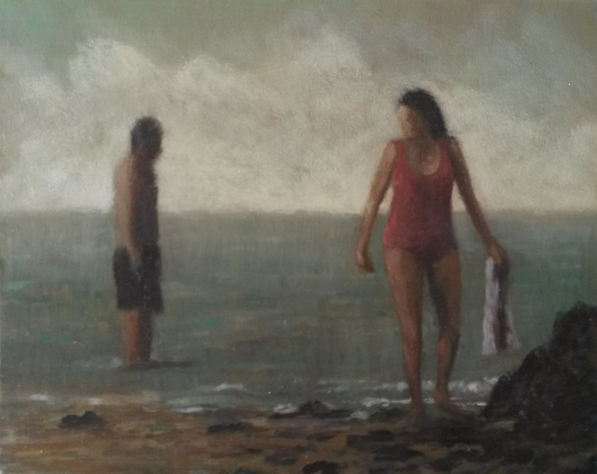Figures 3 2014 Oil on canvas 30 x 40cm