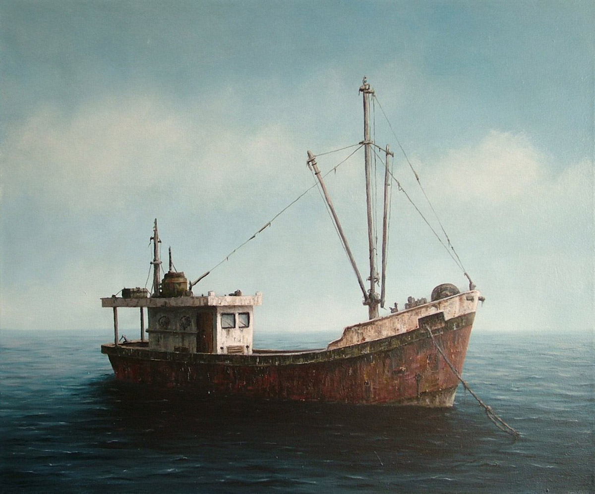 Boat 1 2013 Oil on canvas 100 x 80cm