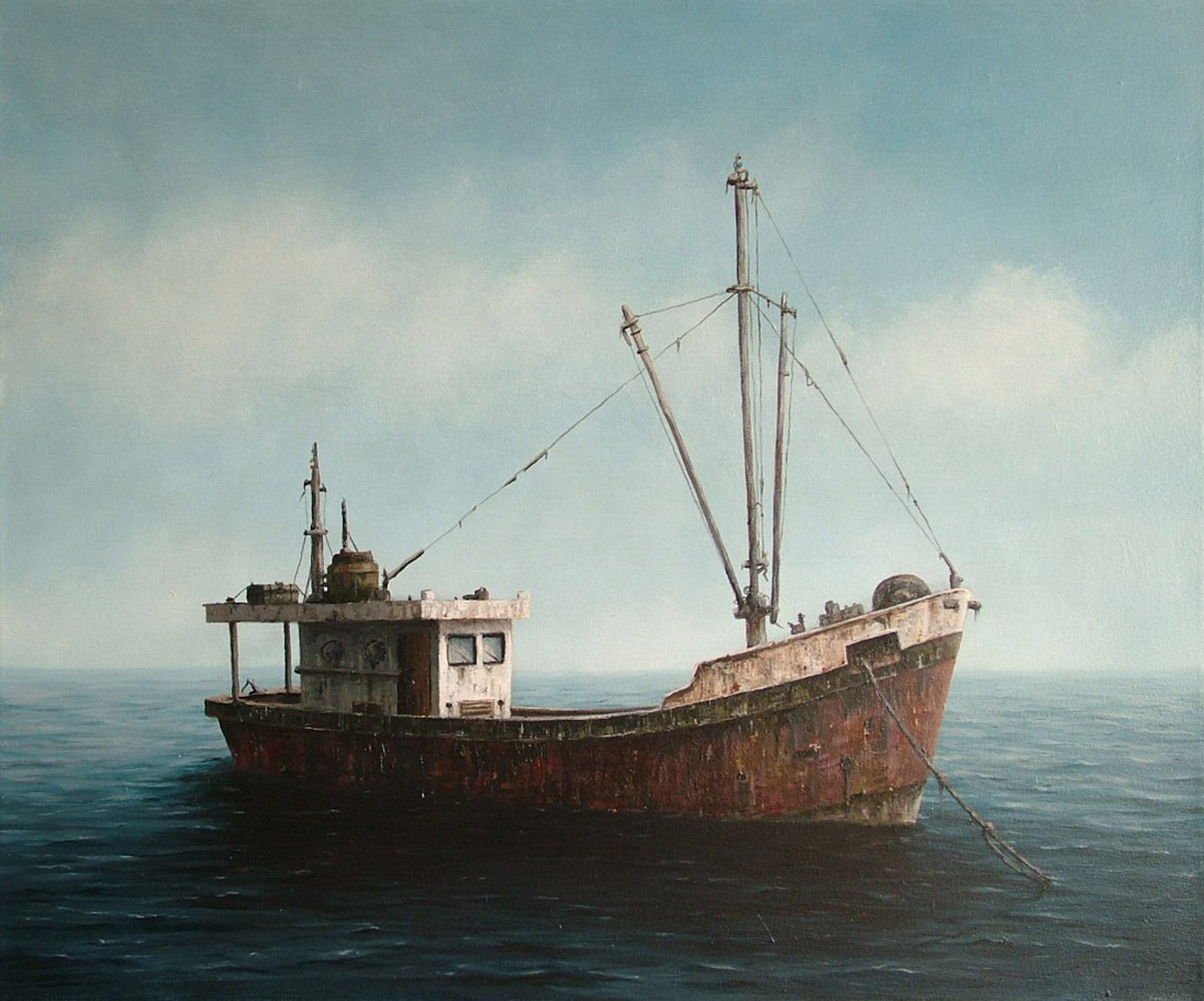 Boat 1 2013 Oil on canvas 100 x 80cm