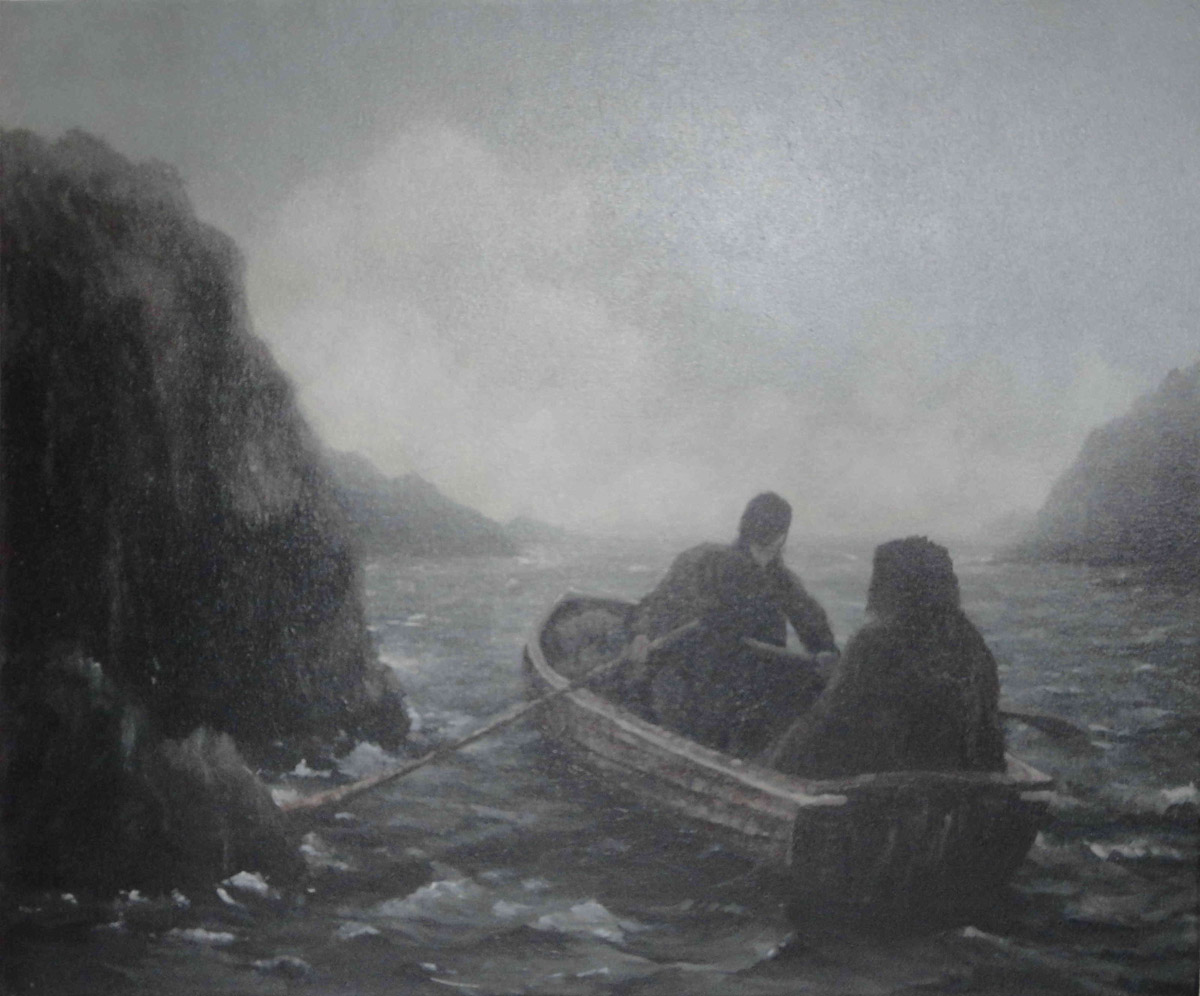Rowboat 1 2013  Oil on canvas  80 x 100cm
