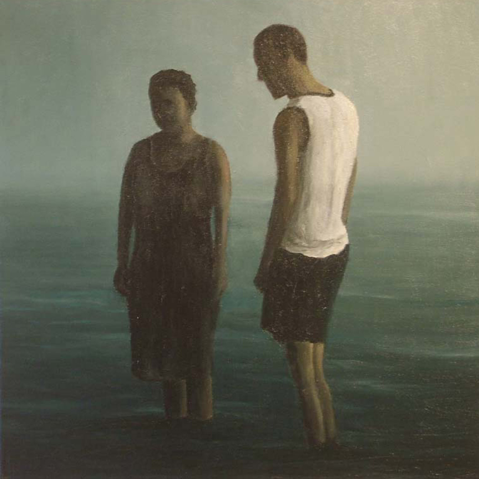 Figures 16 2011 Oil on canvas 40 x 40cm