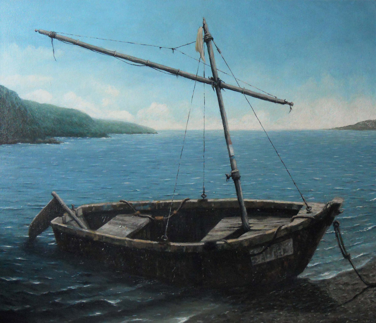 Rowboat 3 2012 Oil on canvas 100 x 80cm