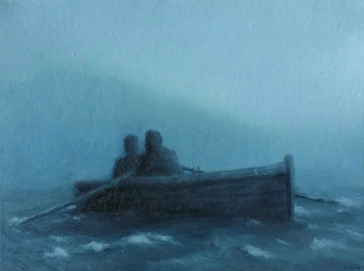 Rowboat 2 2014 Oil on canvas 30 x 40cm