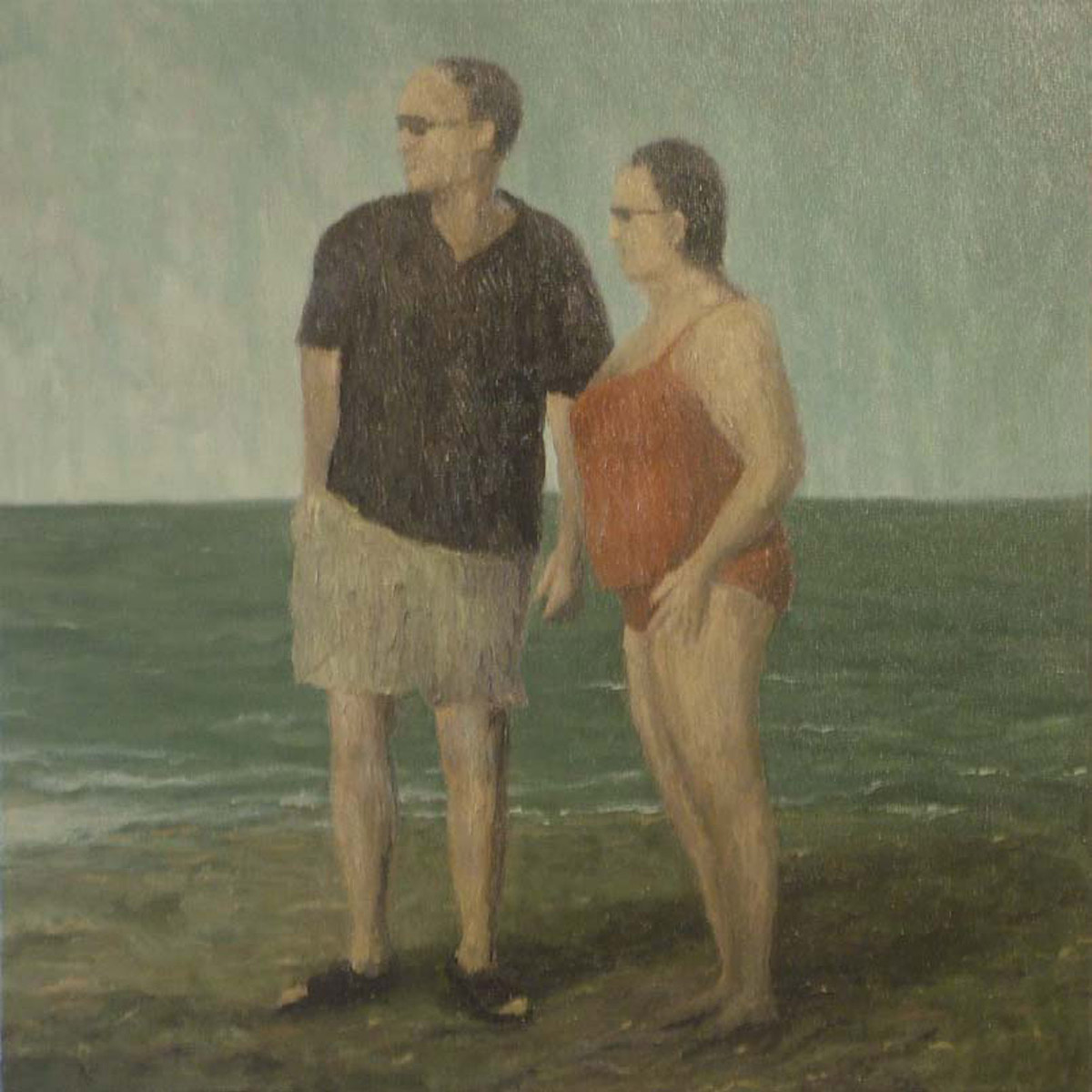 Figures 14 2011 Oil on canvas 40 x 40cm