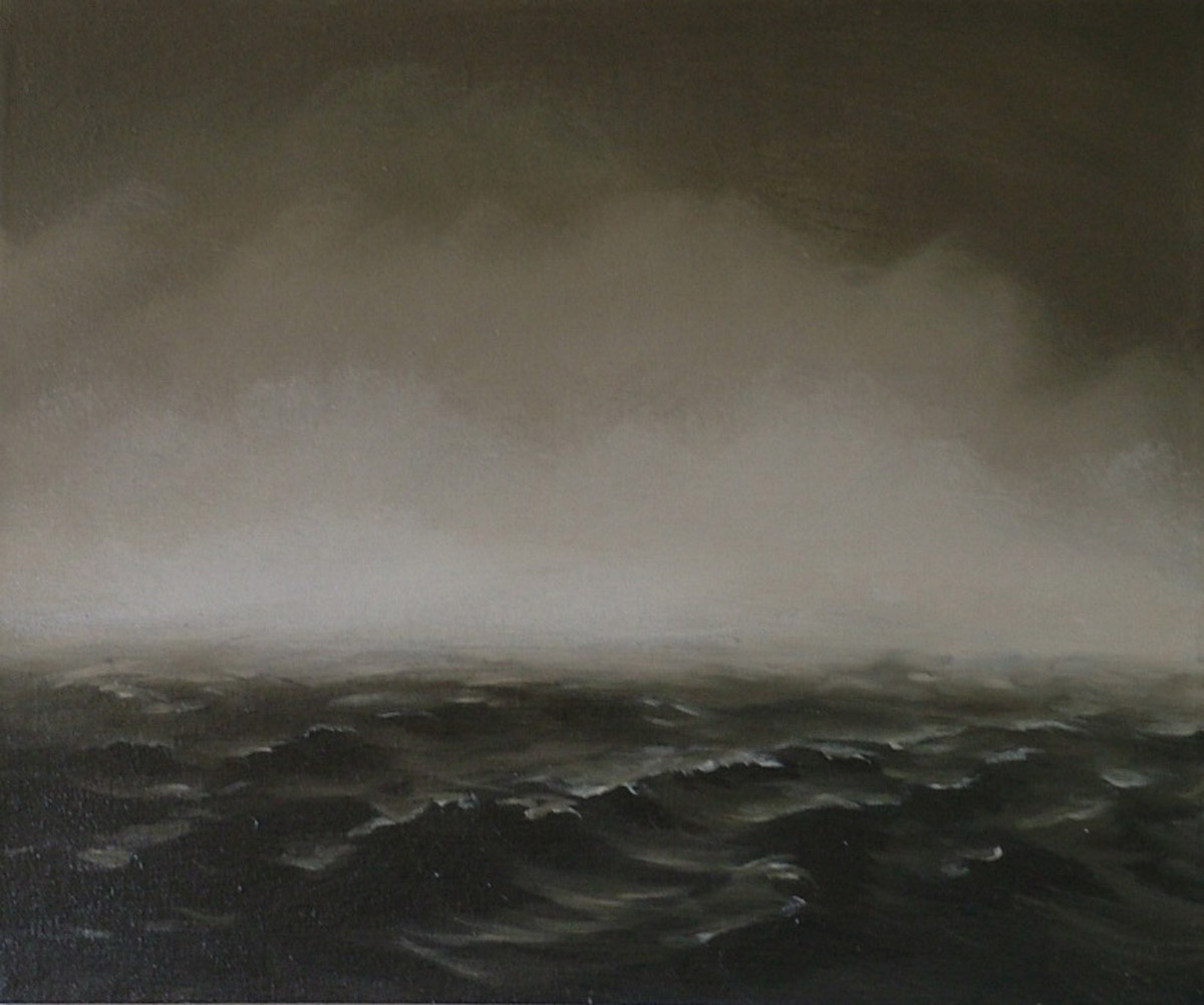 Seascape 5 2013 Oil on canvas 50 x 40cm